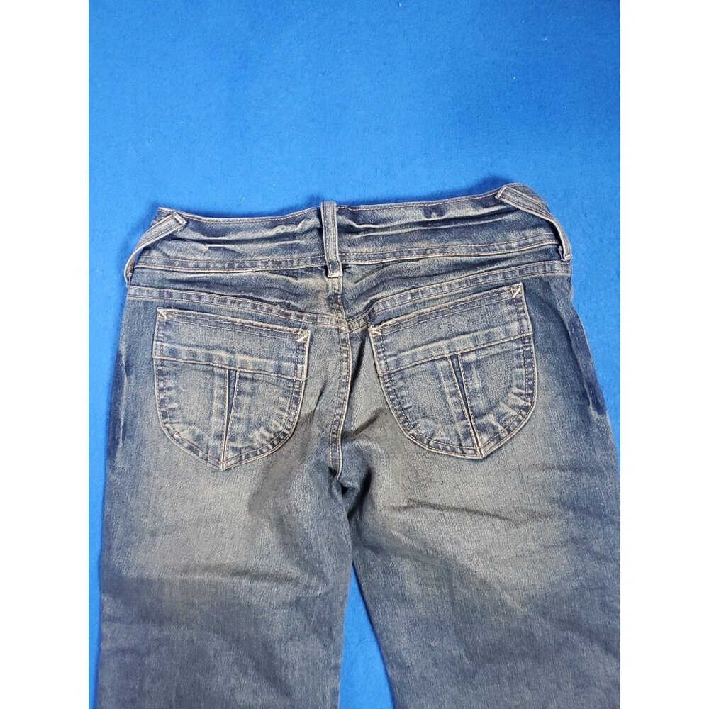 Vintage GLO Jeans Size 3 Juniors Capri Classic Quality Denim Cuffed Retro - Picture 7 of 16